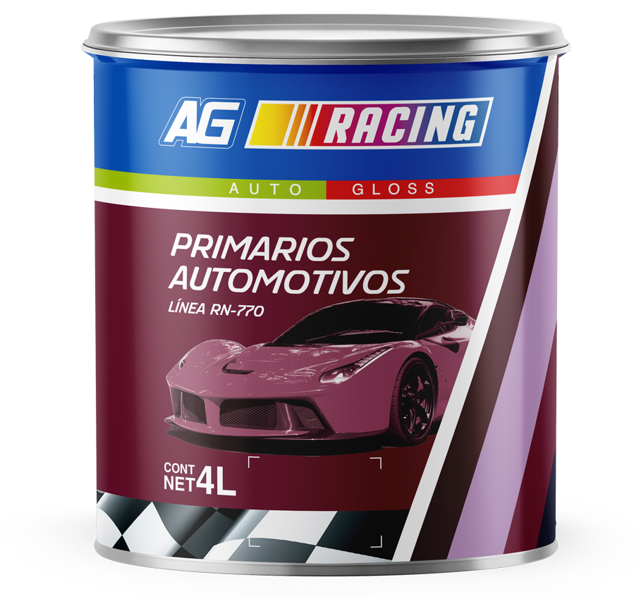 PRIMARIO ACRILICO DE RELLENO 1K AG RACING GRIS MEDIO