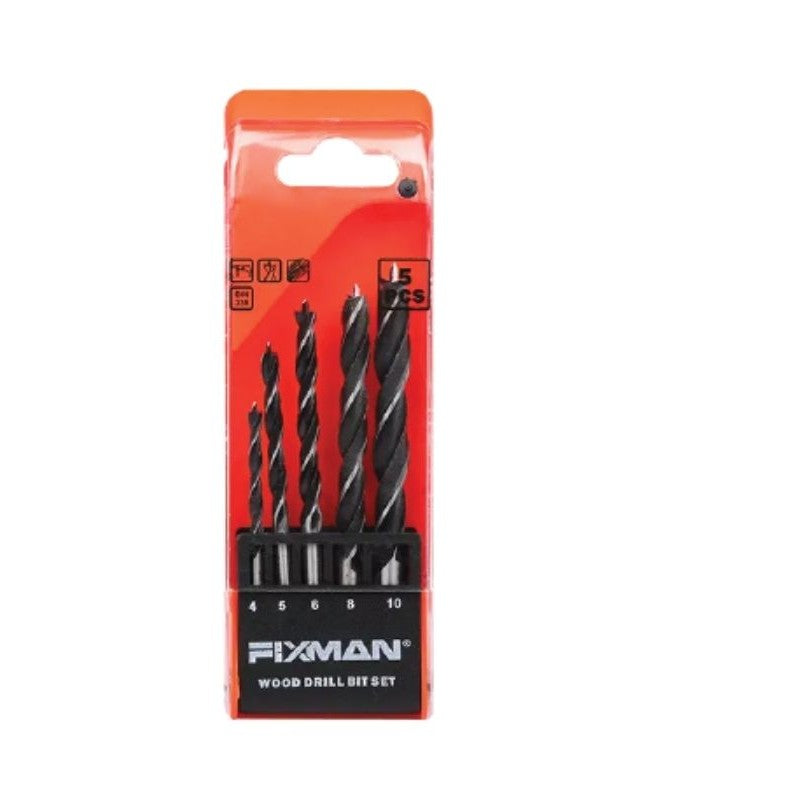 Brocas De Madera 5pz Fixman Hss R2105 4-10mm