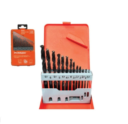 Juego de Brocas Fixman 13 Pzs - Metal, Madera y Plástico R3101