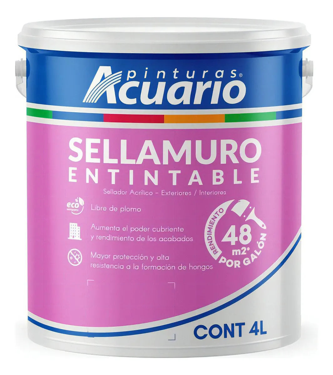 Sellador Entintable Acuario - Base de Color para Máximo Cubrimiento