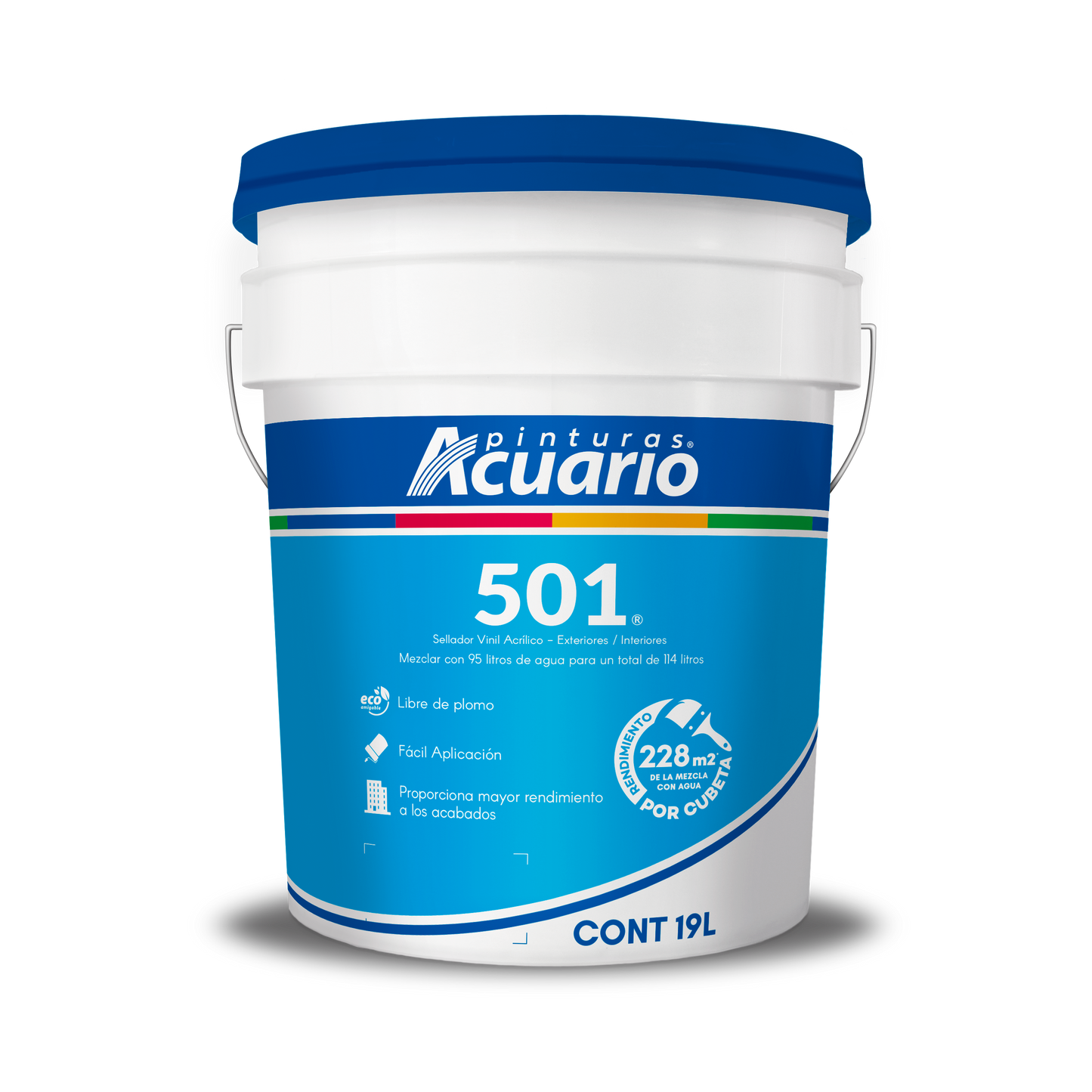 Sellador Vinílico 501 Acuario - Preparación de Muros y Yeso