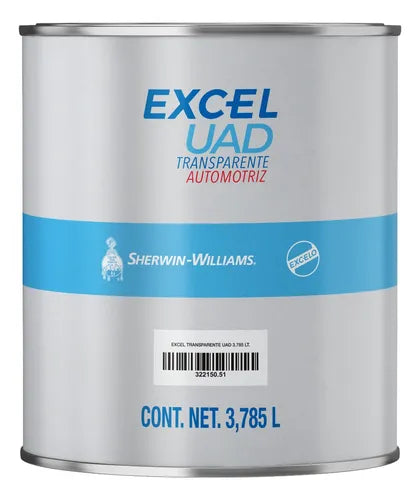 Transparente Automotriz Excel Uad 3.78lt Sherwin Williams