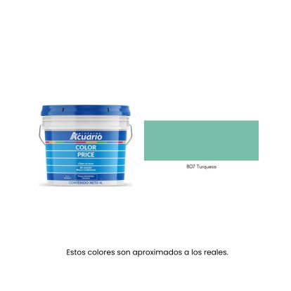 Pintura Color Price Acuario 4 Litros - Galón Económico y Rendidor