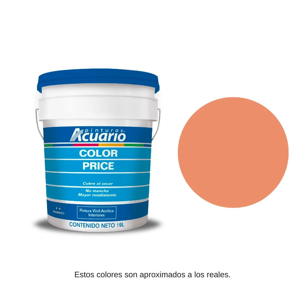 Pintura Color Price Acuario 19 Litros - Económica y Rendidora