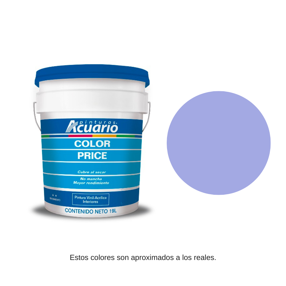 Pintura Color Price Acuario 19 Litros - Económica y Rendidora