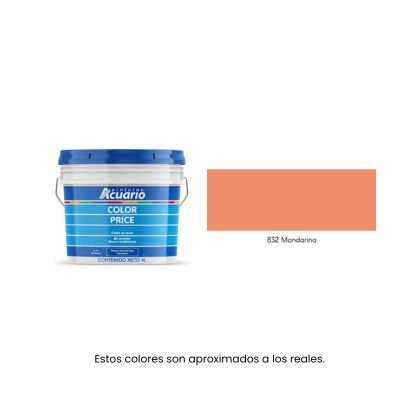 Pintura Color Price Acuario 4 Litros - Galón Económico y Rendidor