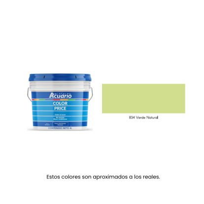 Pintura Color Price Acuario 4 Litros - Galón Económico y Rendidor