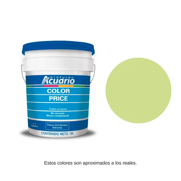 Pintura Color Price Acuario 19 Litros - Económica y Rendidora