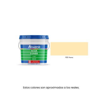 Pintura Acua Cover Acuario 4 Litros - Galón Vinil-Acrílico Mate