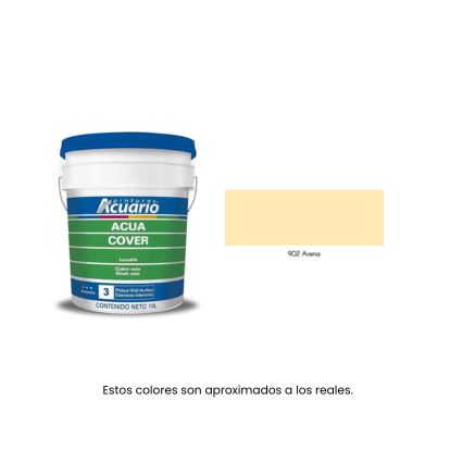 Pintura Acua Cover Acuario 19 Litros - Vinil-Acrílica de Alto Rendimiento