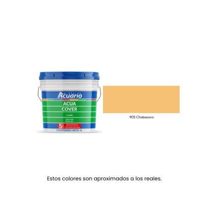 Pintura Acua Cover Acuario 4 Litros - Galón Vinil-Acrílico Mate