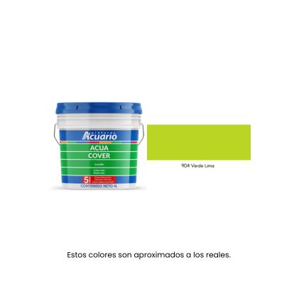 Pintura Acua Cover Acuario 4 Litros - Galón Vinil-Acrílico Mate