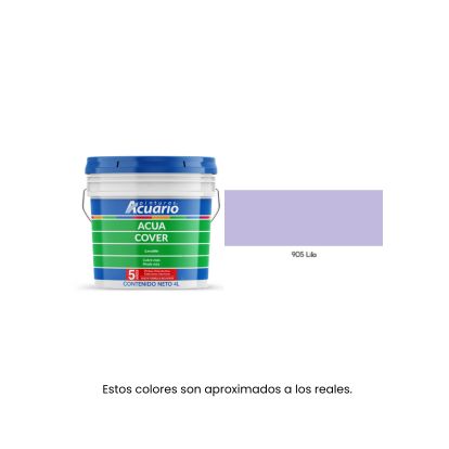 Pintura Acua Cover Acuario 4 Litros - Galón Vinil-Acrílico Mate