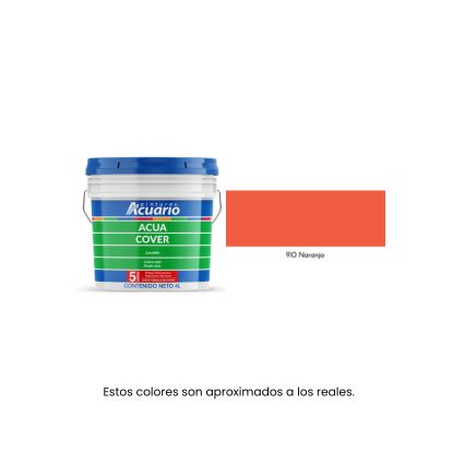 Pintura Acua Cover Acuario 4 Litros - Galón Vinil-Acrílico Mate