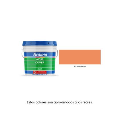 Pintura Acua Cover Acuario 4 Litros - Galón Vinil-Acrílico Mate