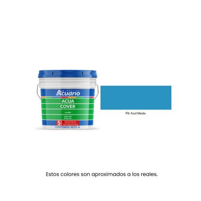Pintura Acua Cover Acuario 4 Litros - Galón Vinil-Acrílico Mate