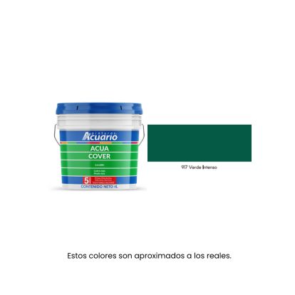 Pintura Acua Cover Acuario 4 Litros - Galón Vinil-Acrílico Mate