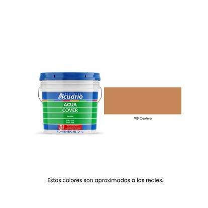 Pintura Acua Cover Acuario 4 Litros - Galón Vinil-Acrílico Mate