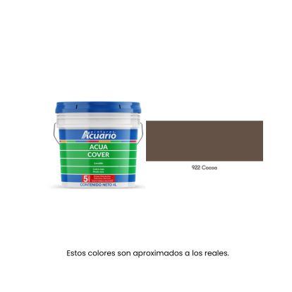 Pintura Acua Cover Acuario 4 Litros - Galón Vinil-Acrílico Mate