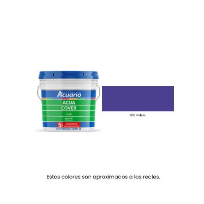 Pintura Acua Cover Acuario 4 Litros - Galón Vinil-Acrílico Mate