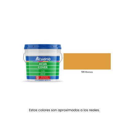 Pintura Acua Cover Acuario 4 Litros - Galón Vinil-Acrílico Mate