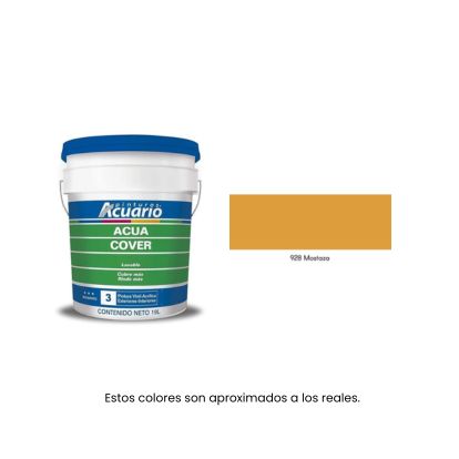Pintura Acua Cover Acuario 19 Litros - Vinil-Acrílica de Alto Rendimiento
