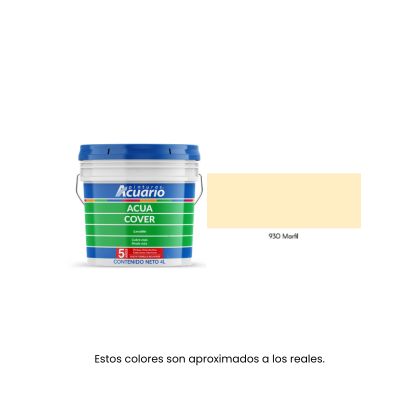 Pintura Acua Cover Acuario 4 Litros - Galón Vinil-Acrílico Mate