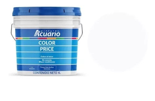 Pintura Color Price Acuario 4 Litros - Galón Económico y Rendidor
