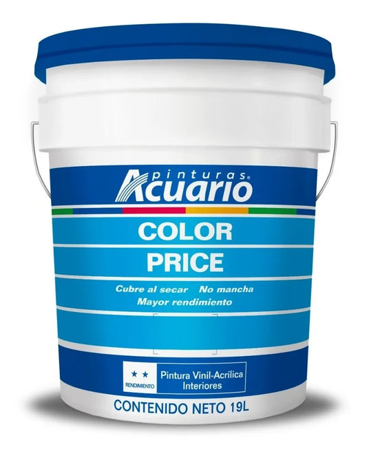 Pintura Color Price Acuario 19 Litros - Económica y Rendidora