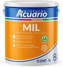 Pintura Cover Mil 8 Años Acuario 1 Litro - Máxima Resistencia