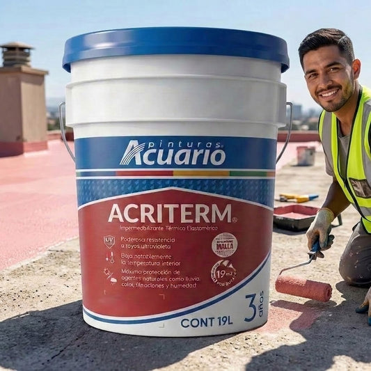 Impermeabilizante Acriterm 3 Años 19L | Cubeta Económica