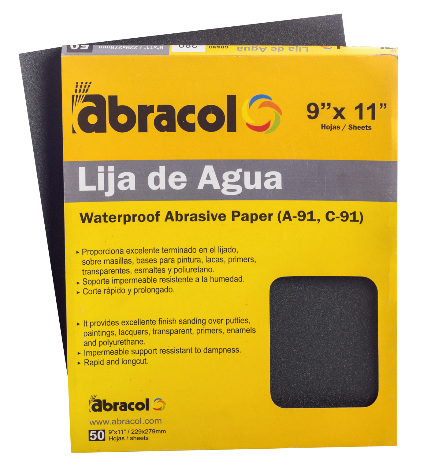 LIJA DE AGUA DE 9" X11" M